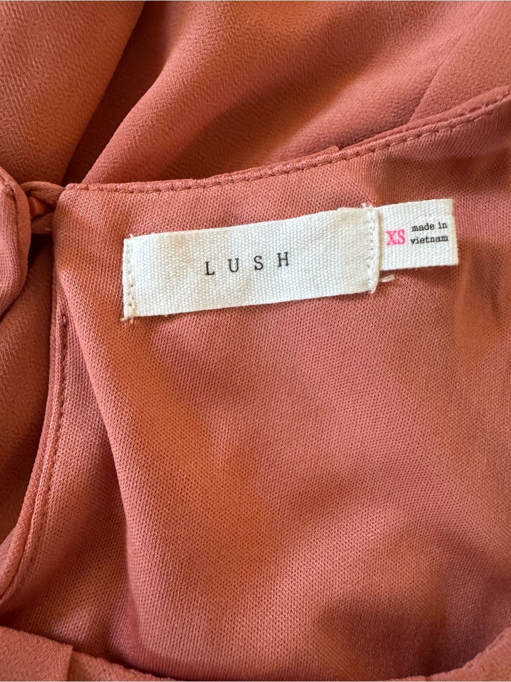Lush Spring Rusty Rose Halter Mini Dress - Picture 5 of 7